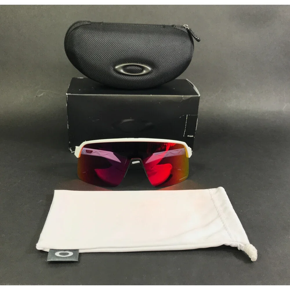 Oakley Sunglasses Sutro OO9463-0239 Matte White Shield Frames w/ Prizm Road Lens